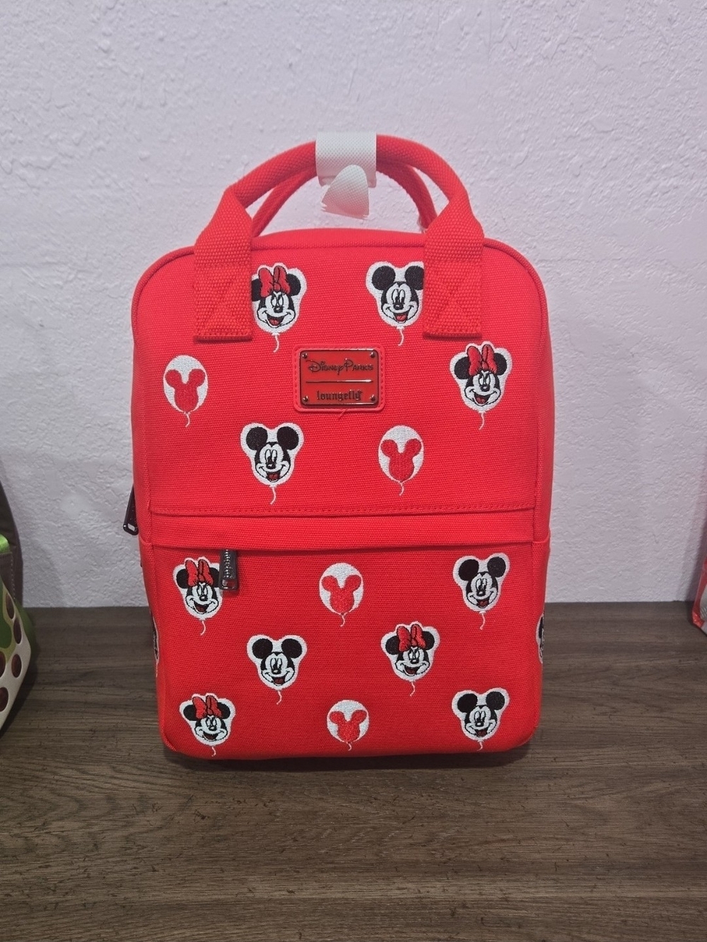 Loungefly Red Minnie & Mickey Balloon Kids Backpack